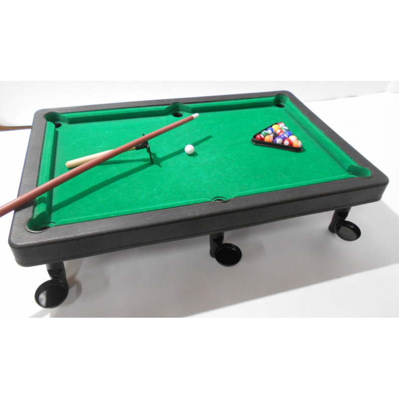 Mini Jeu de billard de table avec boules colorées