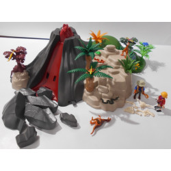 Volcan chercheurs et dinosaures - Playmobil