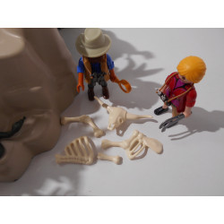 Playmobil - Volcan chercheurs et dinosaures