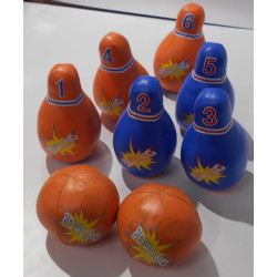 Jeu de bowling en mousse