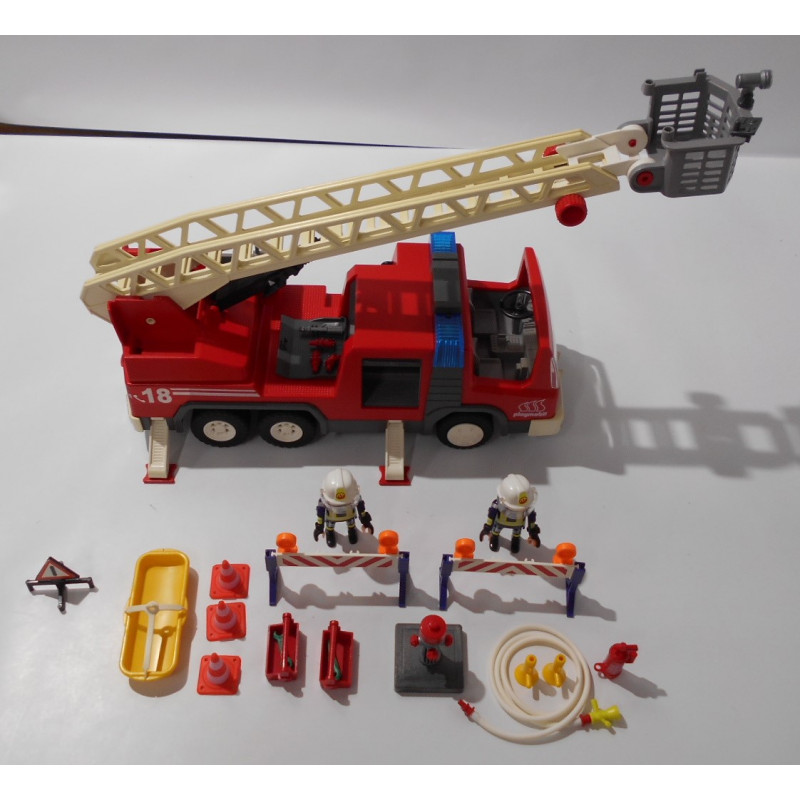 Playmobil - Camion pompier grande échelle