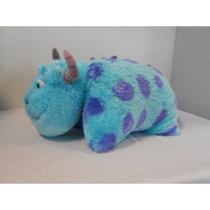 monstres et compagnie peluche coussin sully ou range pyjama 34 cm