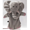 Peluche marionnette à main éléphant