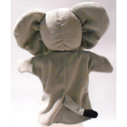 Peluche marionnette à main éléphant