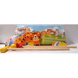 Jeu de croquet en bois