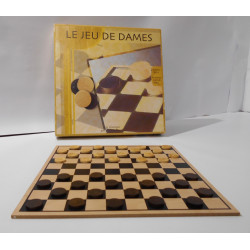 Jeu de Dames en bois de chez Ducale