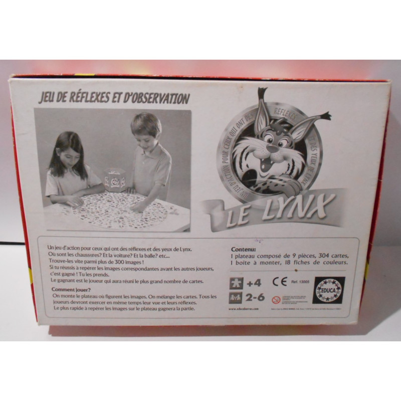 Educa – Le Lynx électronique – Jeu D’observation Et D’écoute Dès 5 Ans – 2 à 6 Joueurs