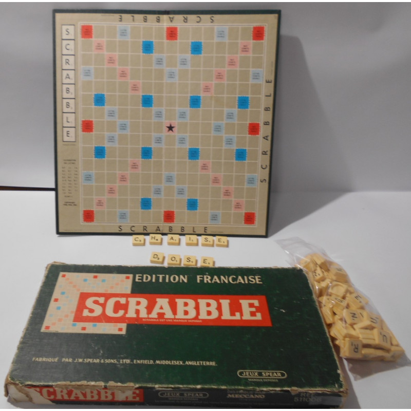 Ancien Scrabble -Meccano