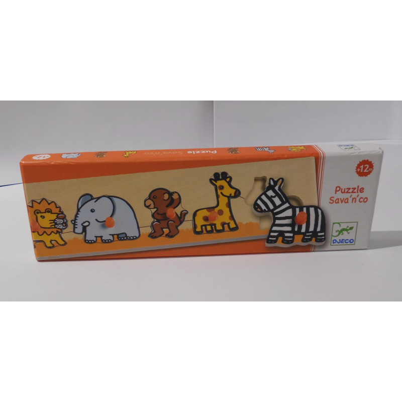 Puzzle bois sava'n'co de djeco