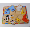 Puzzle en bois animaux de Roldan