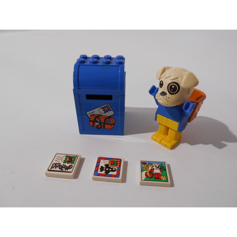 Lego Fabuland - Buzzy bulldog , le facteur - Réf 3786