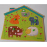 Puzzle interactif en bois / Animaux - Djeco