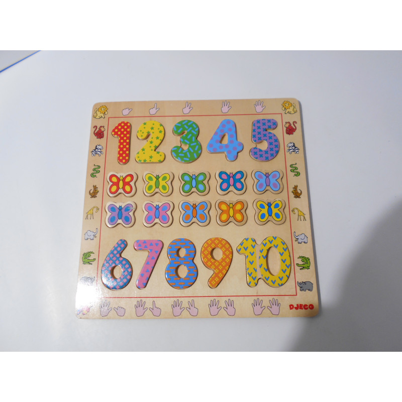 Puzzle éducatif en bois - DJECO