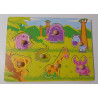 Puzzle en bois - animaux