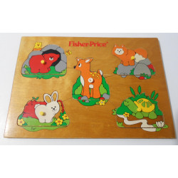 Puzzle animaux en bois - Fisher-Price