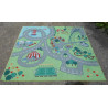 Tapis circuit sol avec accessoires