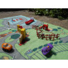 Tapis circuit sol avec accessoires