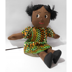 Poupée chiffon tissu