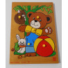 Puzzle ours en bois