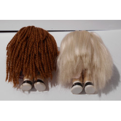 Lot de 2 petites poupées