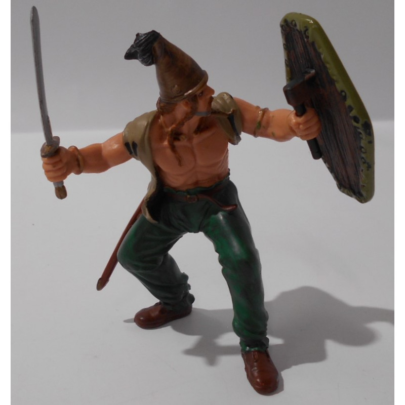 Figurine Gaulois Aux Nattes- PAPO