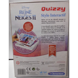 Quizzy Stylo intéractif la reine des neiges 2 - Clementoni