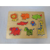 Puzzle animaux de la jungle en bois