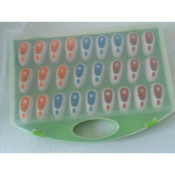 Mallette 26 Mini-perforatrices Alphabet