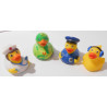 Lot de 4 canards en plastique