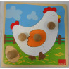 Puzzle Poule - Bébés Animaux