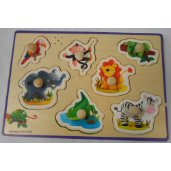 Puzzle musical Bois Savane 7 pcs