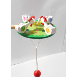 Goki poules qui picorent