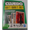 Jeu de cartes CLUEDO Qui? Quoi? Où? - Hasbro