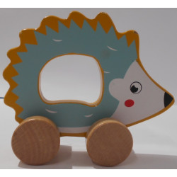 Hérisson en bois