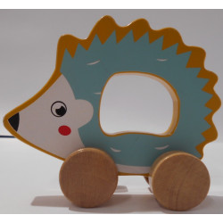 Hérisson en bois