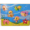 Puzzle en bois poisson