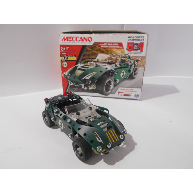 Coffret Meccano 5 Modèles Roadster Cabriolet - Réf 18202