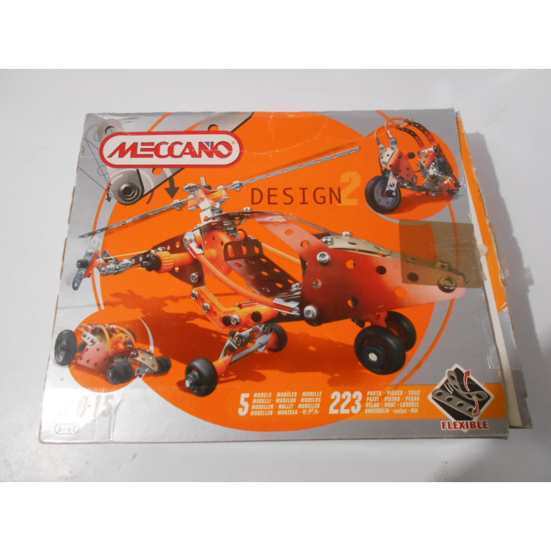 Coffret Meccano Design 2 - 5 Modèles - Réf 5700