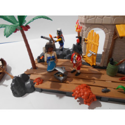 Playmobil - L'ilôt des pirates (Inspirée de la réf 70979)