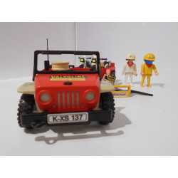 Playmobil - Voiture tout terrain et remorque - Réf 3478