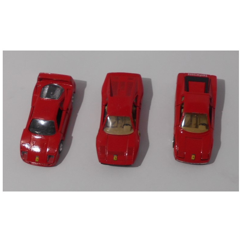 Lot de 3 voitures Ferrari