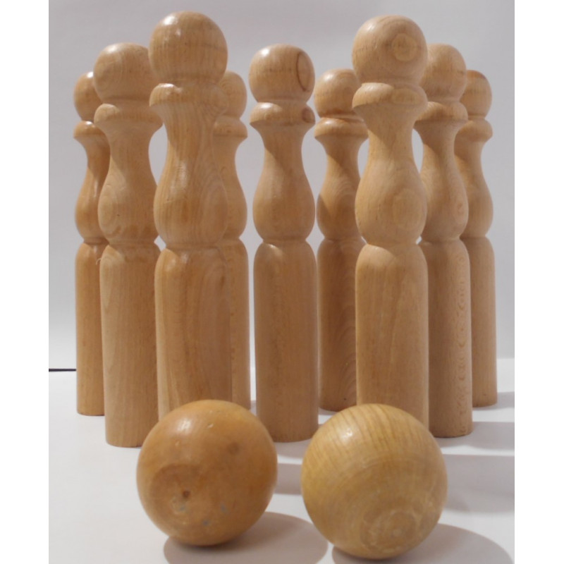 Jeu de quilles en bois