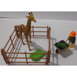 Playmobil - enclos a girafe