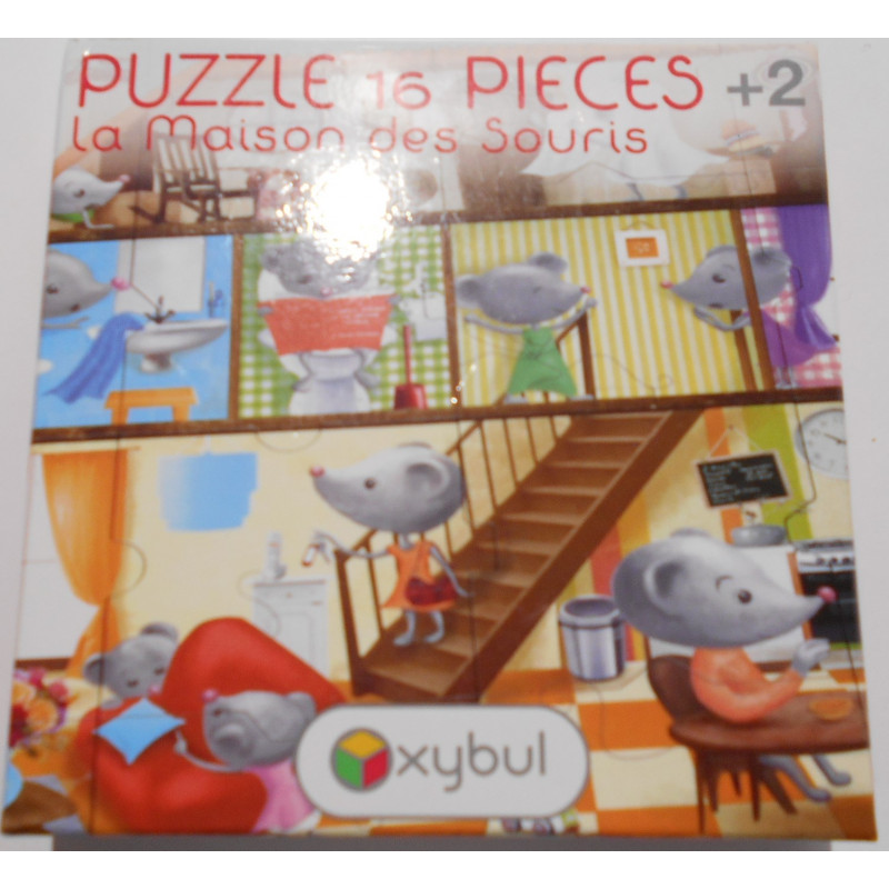 Puzzle la maison des souris -Oxybul