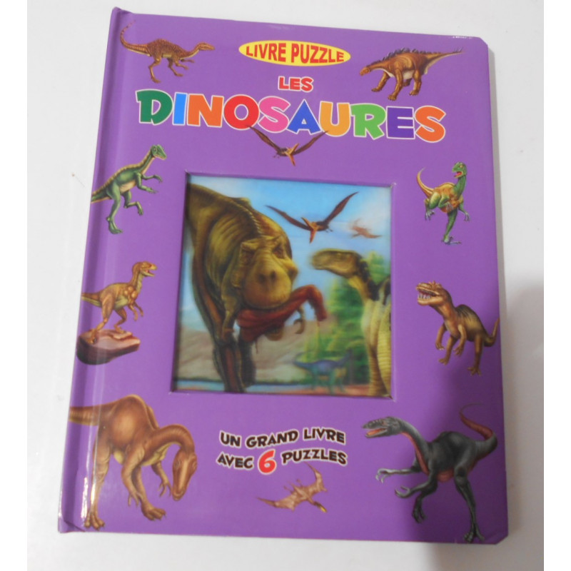 Livre Puzzle les dinosaures