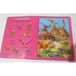 Livre Puzzle les dinosaures