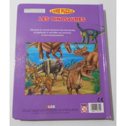 Livre Puzzle les dinosaures