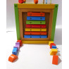 Cube 4 faces multi-jeux en bois