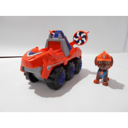 Voiture Dino Rescue Pat Patrouille + Figurine Zuma
