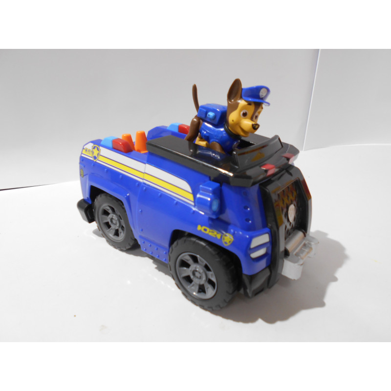 Voiture transformable et sonore Pat Patrouille + Figurine Chase